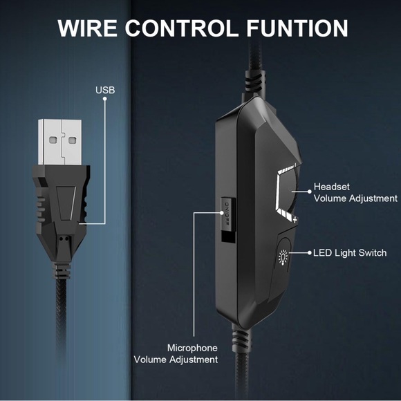 COLUSI C600 AUX Wired Gaming Headset (Xbox, PlayStation, PC) - Picture 13 of 16